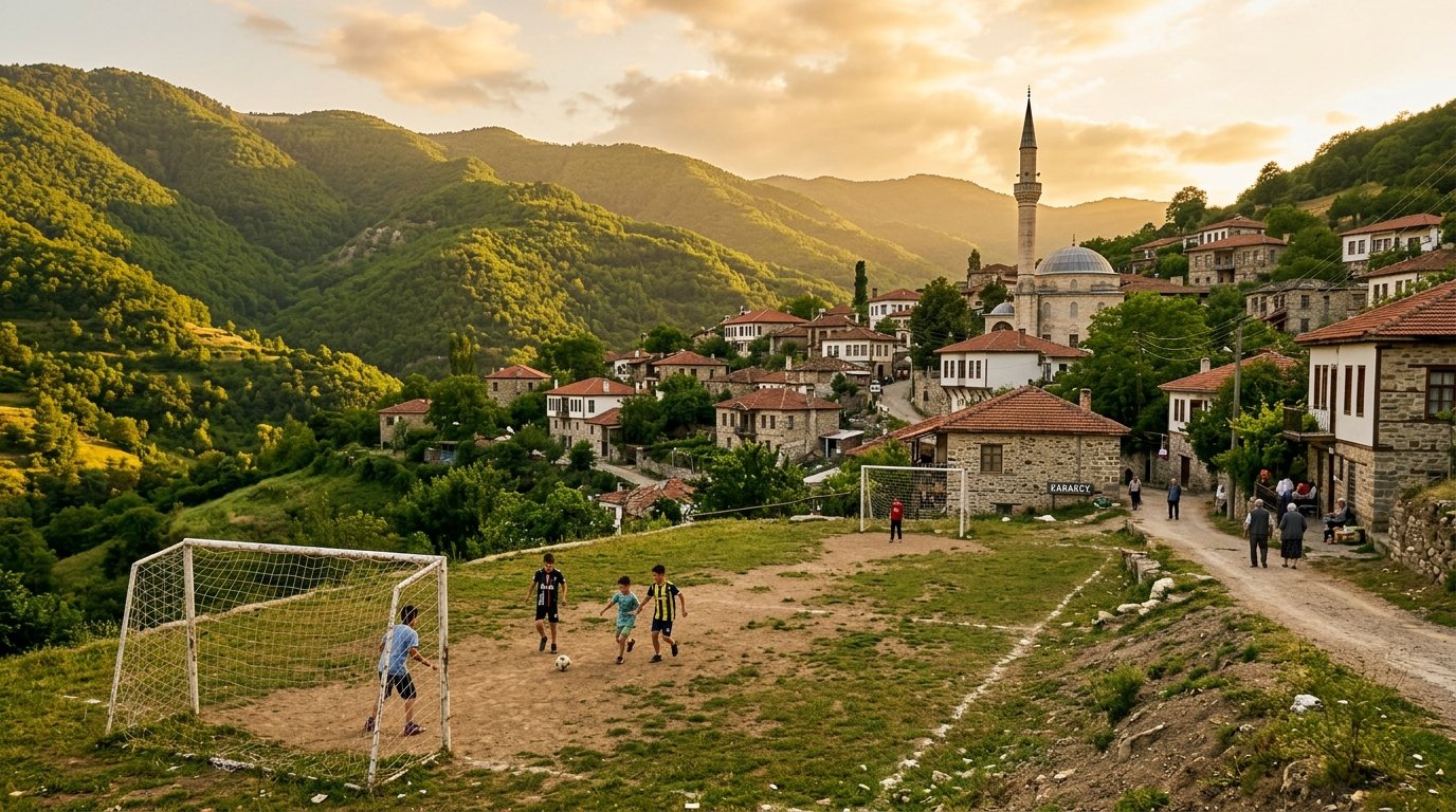 Dündarlı Köyü ve Futbol Sahası